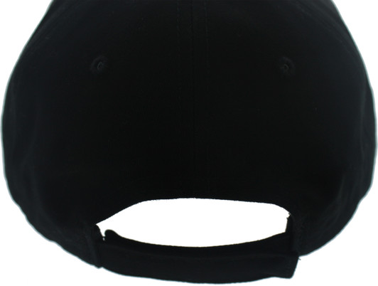 Black Embroidered Police Adjustable Cap