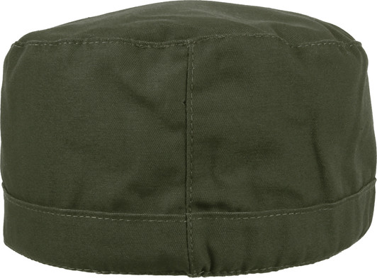 Olive Drab Fatigue Hat with Padded Ear Flaps - Tactical Fitted Winter Patrol Cap