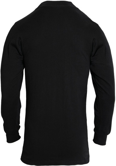 Security Mock Turtleneck Black Embroidered Uniform Duty Guard Officer Shirt Top