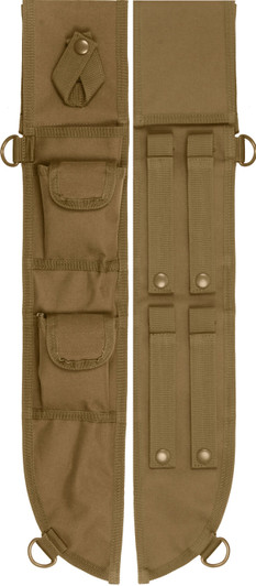 Coyote Brown Tactical MOLLE Machete Sheath Case Cover 18"