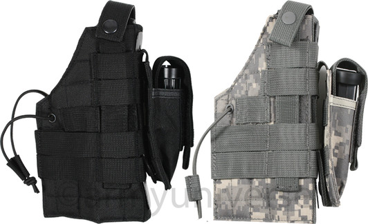 MOLLE Modular Ambidextrous Pistol Firearm Holster Military Belt Waist Gun