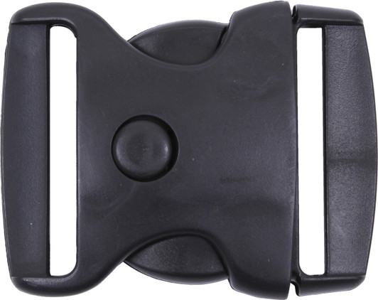 Black Triple Retention Buckle - 2 Inches