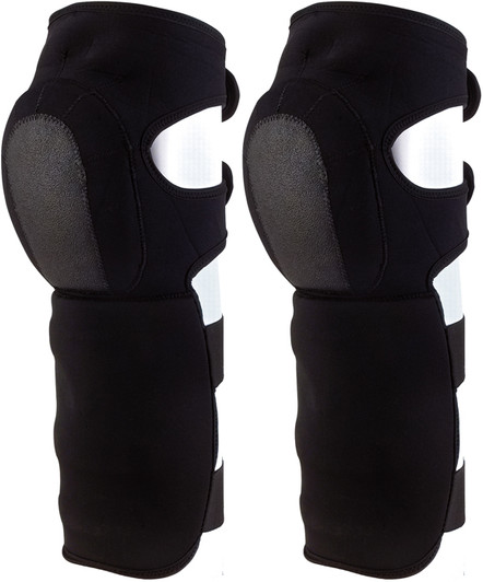Black Tactical Shin Guards Synthetic Neoprene Soft Knee Pads