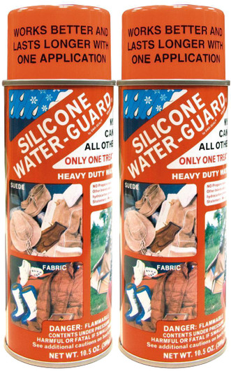 Sno-Seal Heavy Duty Long Lasting Protector Silicone Water Guard Spray Can 10.5oz - 2 Pack