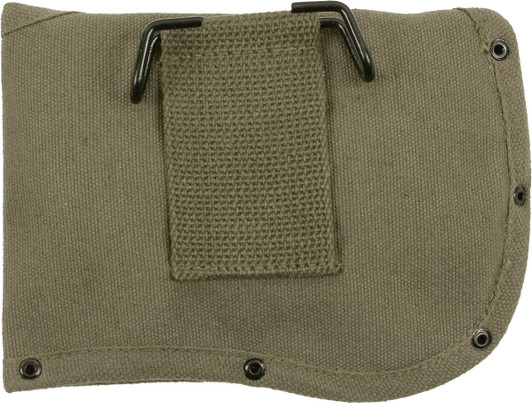 Olive Drab Canvas 6" Axe Sheath with Belt Loop