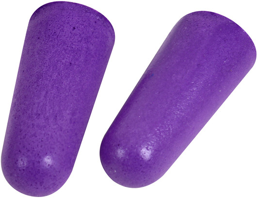 200 Pack Foam Safety Earplugs Tasco 9300 Soft-Seal 33 Polyurethane NRR=33 Purple
