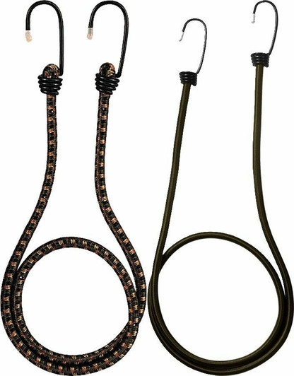 4-Pack Bungee Shock Cords Nylon Elastic Stretch Fastener