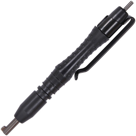 Carbon Steel Long Handcuff Key – Universal Easy-Grip Extended Key with Pocket Clip for Police, Security & Tactical Use
