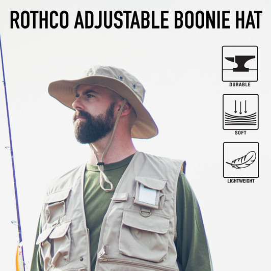 Adjustable Boonie Hat Tactical Jungle Bucket Fishing Sun Wide Brim One Size Cap
