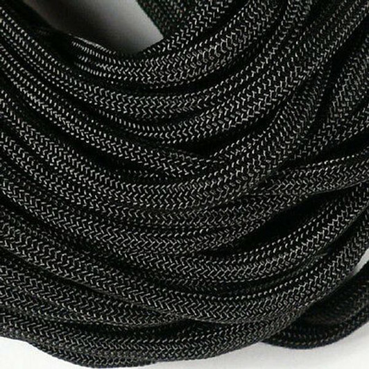 Black 550LB Type III Military Nylon Parachute Cord Rope