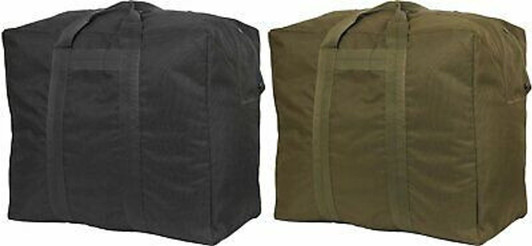 Deluxe Aviator Flight Bag Enhanced Travel Carry Duffle Cargo Military Bag