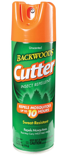 Cutter Unscented 10 Hour Insect Repellent Water Resistant Bug Spray Can 6 oz