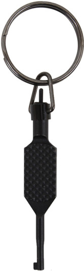 Swivel Handcuff Key Flat Knurled Standard Handcuffs Opener Keychain