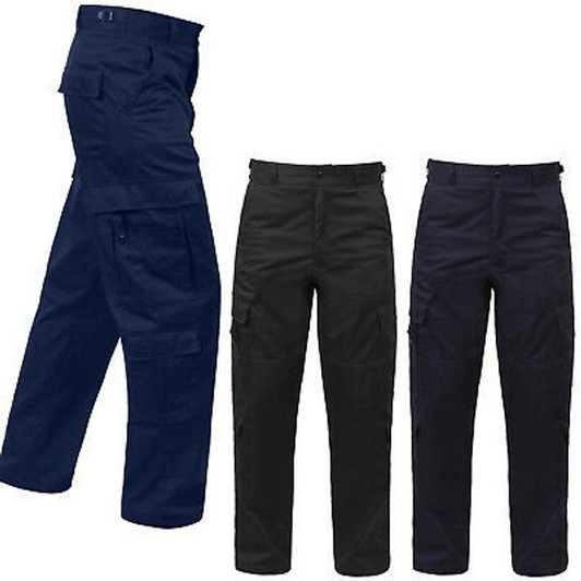 Tactical 9 Pocket EMT EMS Uniform Cargo Pants Paramedic Medic Work Duty Trousers