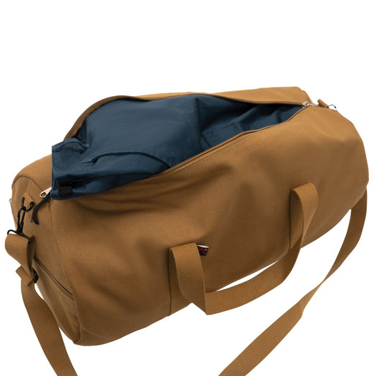 Tactical Canvas Duffle Bag 24" x 12" Camo Army Gym Recreational Travel Work