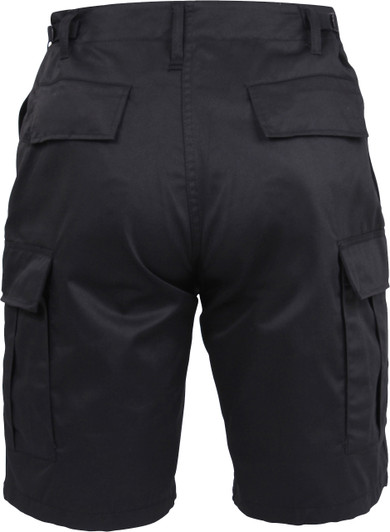 Black Zipper Fly BDU Summer Military Combat Shorts