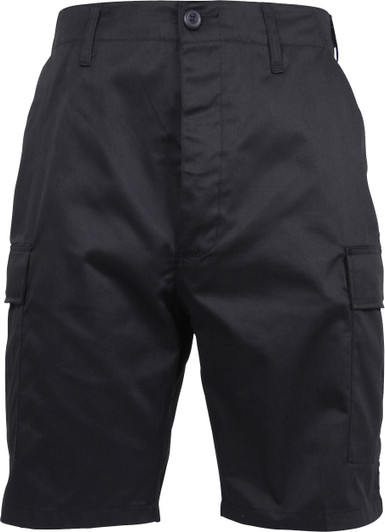 Black Zipper Fly BDU Summer Military Combat Shorts