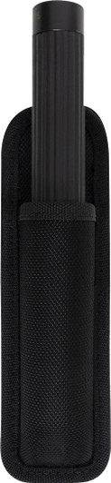 Black Rotating Swivel Long Baton or Flashlight Holder Pouch