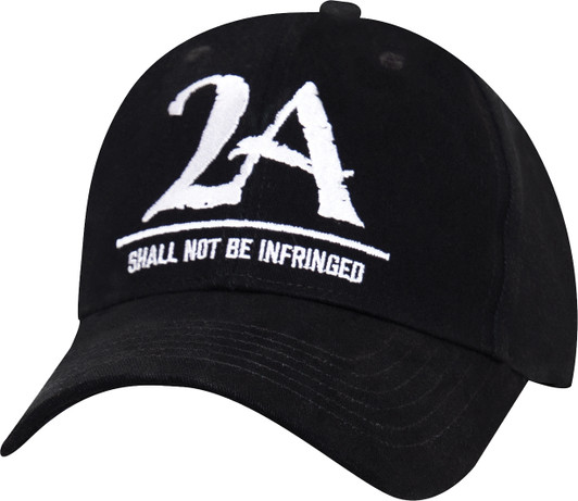 Black 2A "Shall Not Be Infringed" Cap Second Amendment Low Profile Hat