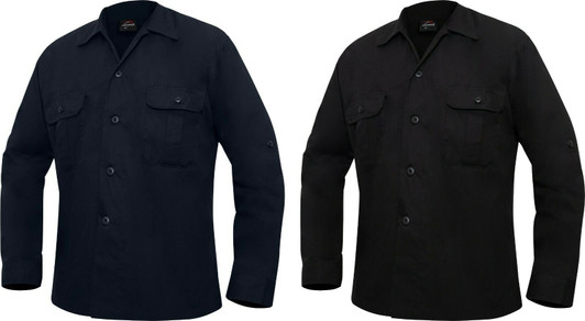 Men's Tactical Button Up Long Sleeve Lightweight Low Profile Shirt