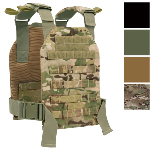 Low Profile Plate Carrier Vest Tactical Adjustable Combat Modular Military