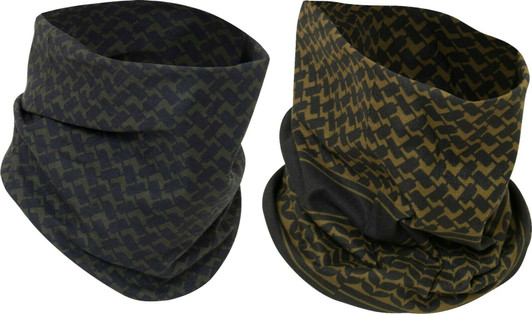 Tactical Wrap Multi-Use Neck Gaiter with Shemagh Print Cycling Running Balaclava