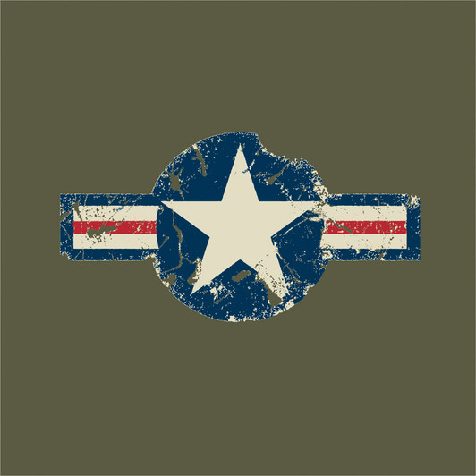 Rothco T-Shirt/Vintage Air Corps, Olive Drab/XX-Large