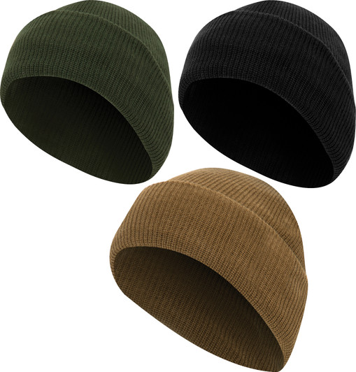 Windrproof Watch Cap Warm Winter Beanie Roll up Hat