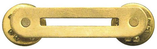 Gold - 1 Ribbon Pin-On Mount - Brass