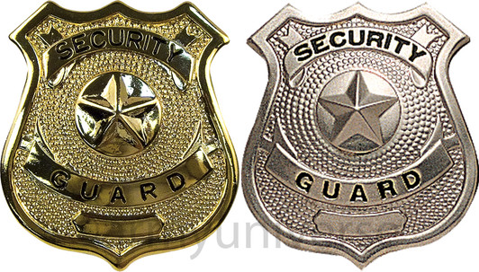 Security Guard Pin On Badge