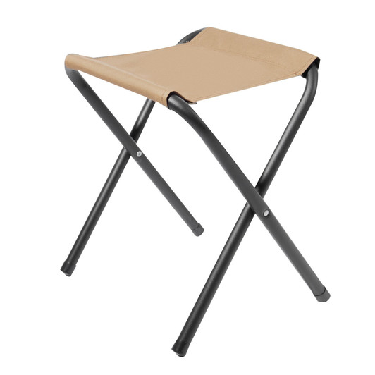 Coyote Brown Lightweight Folding Camp Stool Travel Portable Chair Camp