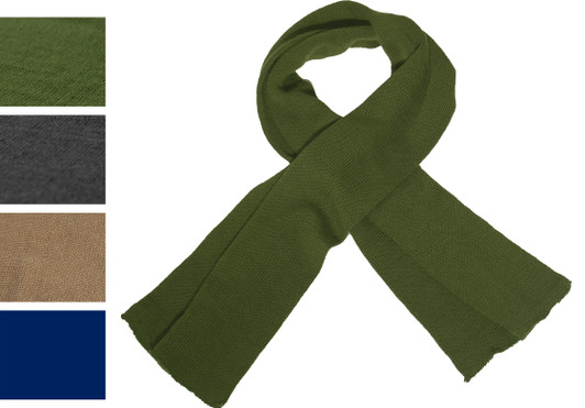 Military Wool Scarf, US Army 100% Wool Warm Winter Neck Scarf