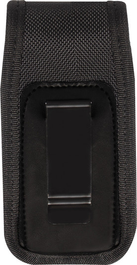 Black Enhanced Molded Single Magazine 9mm or .45 Mag Pouch with Metal Belt Clip