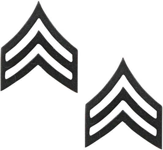 Subdued Sergeant United States Army Rank Insignia Pin