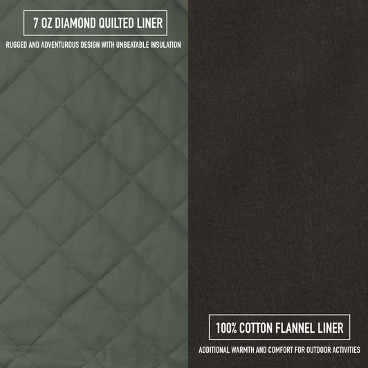 Diamond Quilted Cotton Jacket