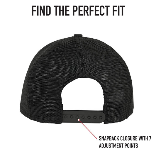 Midnight Camo Trucker Cap Stealth Ops Mesh Back Hat