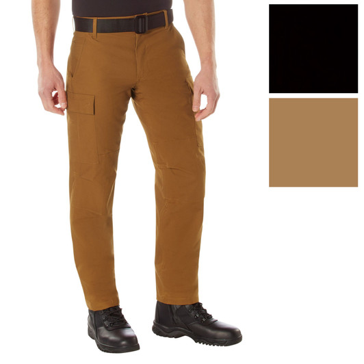 Heavyweight Canvas Active Flex Work Pants Cargo Utility Field Stretch Trousers