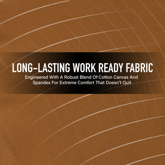 Heavyweight Canvas Active Flex Work Pants Cargo Utility Field Stretch Trousers