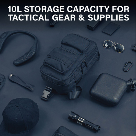 Tactical Traveler Water-Resistant Sling Bag – Lightweight Adventure Backpack
