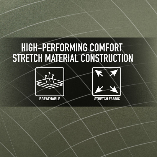 Men’s Lightweight Active Flex Soft Shell Pants – Stretchable Water Resistant Rugged Trousers