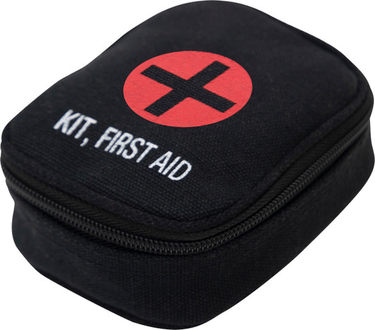 Military Zipper First Aid Kit with Supplies – Heavyweight Pouch With 20 Essential First Aid Supplies