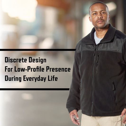 Men’s Concealed Carry Spec Ops Fleece Jacket – Heavyweight Tactical Cold Weather Jacket