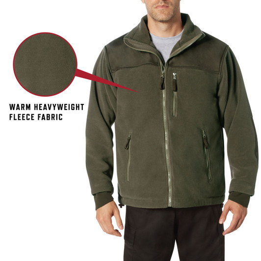 Men’s Concealed Carry Spec Ops Fleece Jacket – Heavyweight Tactical Cold Weather Jacket