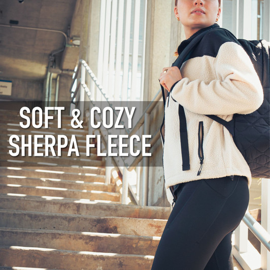 Womens Trailsman Sherpa Fleece Jacket – Midweight Cold Weather Jacket