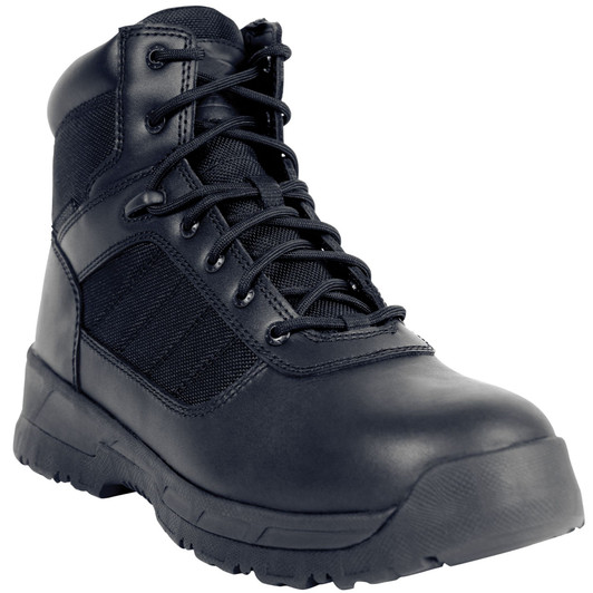 Black Guardian Composite Toe 6 inch Moisture Wicking Leather Tactical Boots