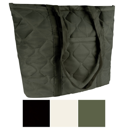Lightweight Quilted Woobie Tote Bag – Large Crossbody Shoulder Bag 23L