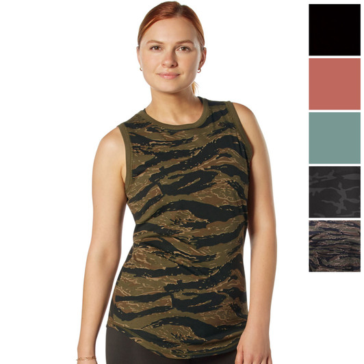 Women’s Essential Moisture Wicking Tank Top – Workout Performance Crew Neck Shirt