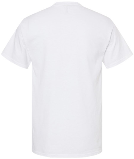 White 45-47 American Headliner Soft Touch Printed T-Shirt, Patriotic Crewneck Shirt
