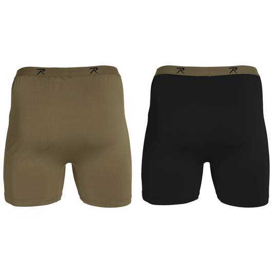 Mens Performance Boxer Shorts Moisture Wicking Tactical Style Lightweight Underwear Set