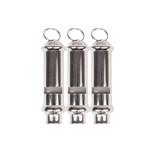 Scout Guide Police Metal Whistle DB 90 Polished Chrome - 3PACK